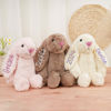 Picture of Personalized Embroidered Security Fluffy Bunny Rabbit with Name - Personalized Comfort Rabbit for Kids Gift - Baby Shower Gift