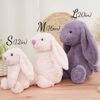 Picture of Personalized Embroidered Security Fluffy Bunny Rabbit with Name - Personalized Comfort Rabbit for Kids Gift - Baby Shower Gift