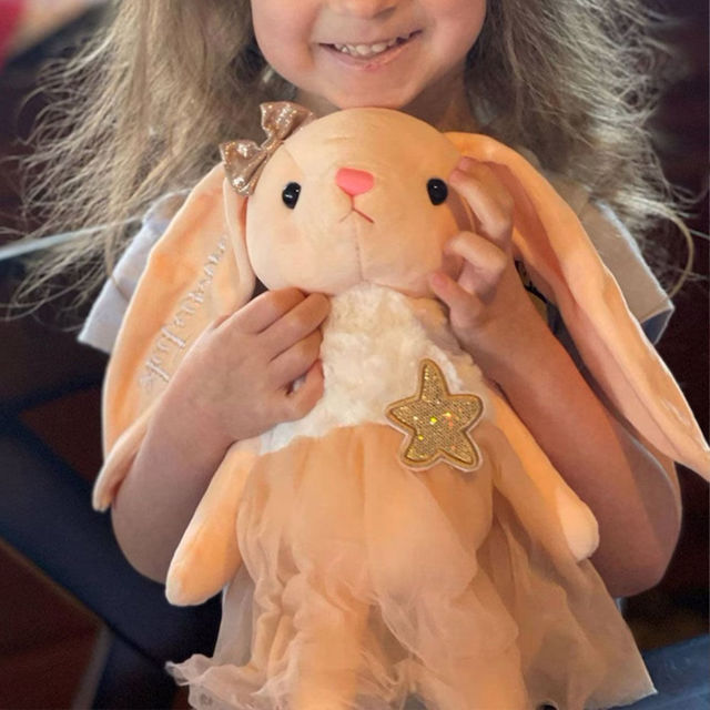 Picture of Personalized Bunny Toys - Custom Name Plush Toys - Custom Ballerina Bunny
