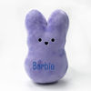 Picture of Personalized Embroidered Fluffy Easter Bunny Rabbit with Name - Personalized Easter Day Gift for Kids