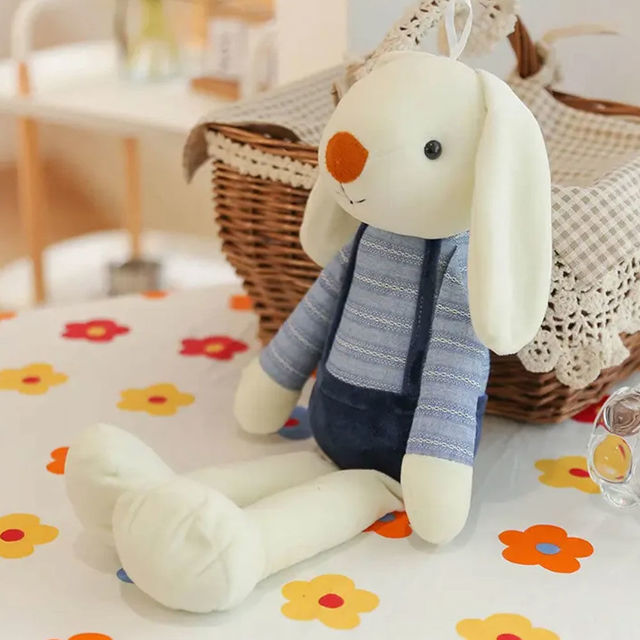 Picture of Personalized Name Plush Toys - Custom Embroidered Stuffed Bunny Rabbit - Personalized Comfort Rabbit for Kids