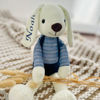 Picture of Personalized Name Plush Toys - Custom Embroidered Stuffed Bunny Rabbit - Personalized Comfort Rabbit for Kids
