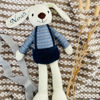 Picture of Personalized Name Plush Toys - Custom Embroidered Stuffed Bunny Rabbit - Personalized Comfort Rabbit for Kids