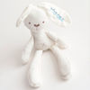 Picture of Personalized Name Plush Toy - Custom Embroidered Plush Bunny - Personalized Sleeping Comforter Embroidered Bunny