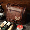 Picture of Custom Large Capacity Leather Toiletry Bag | Travel Bag For Men | Father's Day Gift