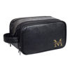 Picture of Custom Lasered Leather Toiletry Bag | Personalized Groomsmen Gifts | Travel Bag For Him