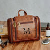 Picture of Custom Large Capacity Leather Toiletry Bag | Travel Bag For Men | Father's Day Gift | Groomsmen Gift