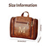 Picture of Custom Large Capacity Leather Toiletry Bag | Travel Bag For Men | Father's Day Gift | Groomsmen Gift