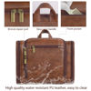 Picture of Custom Large Capacity Leather Toiletry Bag | Travel Bag For Men | Father's Day Gift | Groomsmen Gift