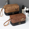 Picture of Custom Leather Toiletry Bag | Travel Bags For Men | Father's Day Gift | Groomsmen Toiletry Bag