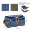 Picture of Custom Canvas Toiletry Bag for men | Personalised Groomsmen Gifts | Travel Bag For Him