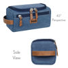 Picture of Custom Canvas Toiletry Bag for men | Personalised Groomsmen Gifts | Travel Bag For Him