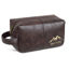 Picture of Personalized PU Leather Toiletry Bag | Travel Bag for Men | Birthday Gift for Him | Simple but Elegant