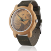 Picture of Personalized Watches - Custom Bamboo Wood Photo Watches - Engraved with Text, Great Birthday Gifts for Women and Men