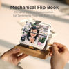 Picture of Custom Photo Flipbook | Personalised Flip Album with Wooden Base | Nice Home Decor