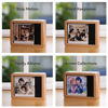 Picture of Custom Motorized Flip Book -| Auto Page Turning | Rechargeable Personalised Flip Album with Wooden Frame | Nice Home Decor