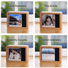 Picture of Custom Motorized Flip Book -| Auto Page Turning | Rechargeable Personalised Flip Album with Wooden Frame | Nice Home Decor