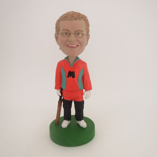 Picture of Custom Bobblehead Doll: Cricketer Player