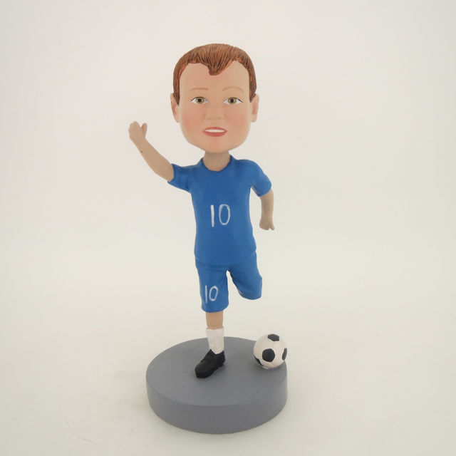 Picture of Custom Bobblehead Doll: Boy Soccer Player