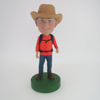 Picture of Custom Bobblehead Doll: Cowboy And Backpack