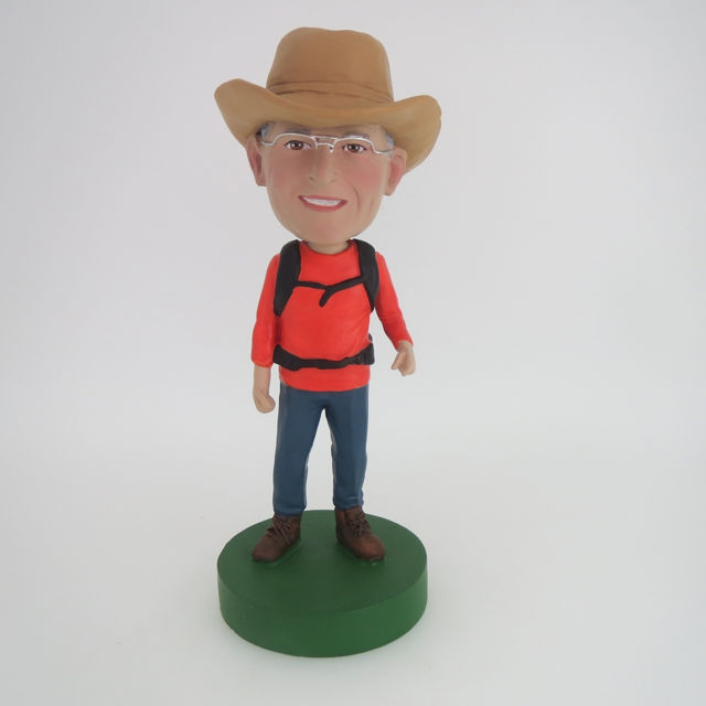 Picture of Custom Bobblehead Doll: Cowboy And Backpack