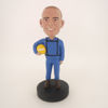 Picture of Custom Bobblehead Doll: Fireman Holding Hat