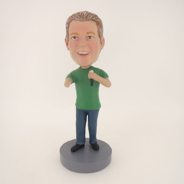 Picture of Custom Bobblehead Doll: Game Commentary Man