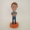 Picture of Custom Bobblehead Doll: Gray Uniform Doctor