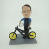 Picture of Custom Bobblehead Doll: Man And Bicycle