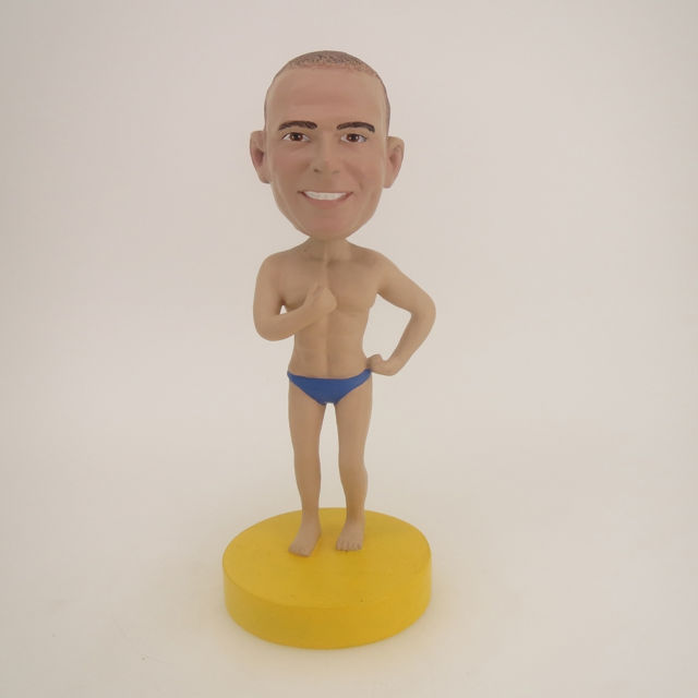 Picture of Custom Bobblehead Doll: Man On Beach