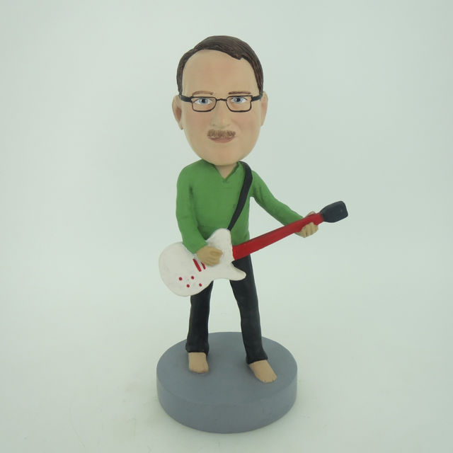 Picture of Custom Bobblehead Doll: Man Playing Guitar