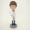 Picture of Custom Bobblehead Doll: Female Doctor with White Gown