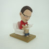 Picture of Custom Bobblehead Doll: Man Reading On Closestool