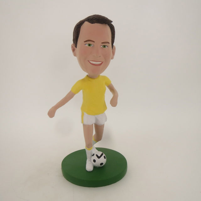 Picture of Custom Bobblehead Doll: Man Soccer Player