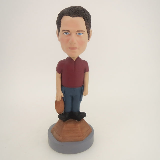 Picture of Custom Bobblehead Doll: Man With Football