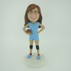 Picture of Custom Bobblehead Doll: Footerball Girl