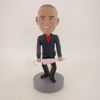 Picture of Custom Bobblehead Doll: Man With Umbrella