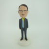 Picture of Custom Bobblehead Doll: Business Man With Formal Style