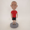 Picture of Custom Bobblehead Doll: Casual Man In Red and Black