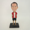 Picture of Custom Bobblehead Doll: Casual Man In Short Red TShirt