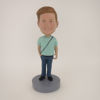 Picture of Custom Bobblehead Doll: Casual Man With A Bag
