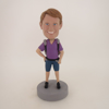 Picture of Custom Bobblehead Doll: Casual Man With Bags