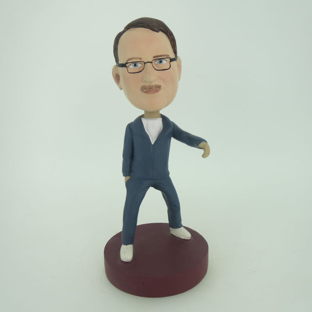 Picture of Custom Bobblehead Doll: Dancing Casual Man