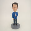 Picture of Custom Bobblehead Doll: Man Holding Some Drink