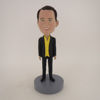 Picture of Custom Bobblehead Doll: Man In Black And Yellow Suit