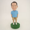 Picture of Custom Bobblehead Doll: Man In Blue and Brown