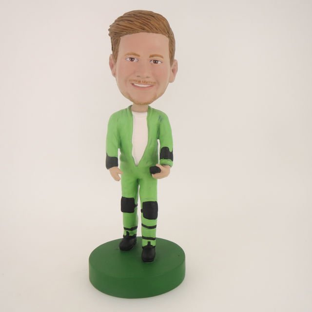 Picture of Custom Bobblehead Doll: Man In Cool Green Jacket