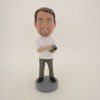 Picture of Custom Bobblehead Doll: Man With Calculator In Hand