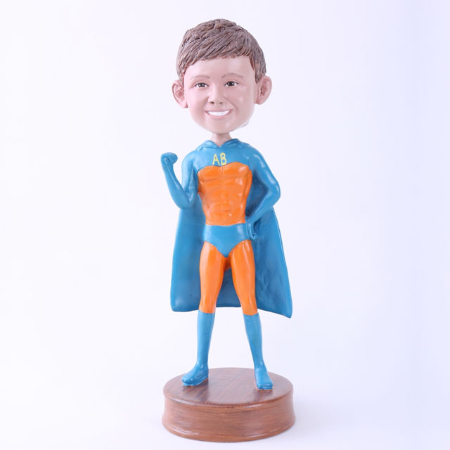 Picture of Custom Bobblehead Doll: Orange Skin Superboy
