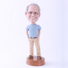 Picture of Custom Bobblehead Doll: Smiling Casual Daddy
